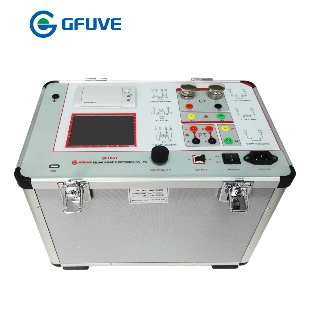 Portable current transformer tester with PT testing