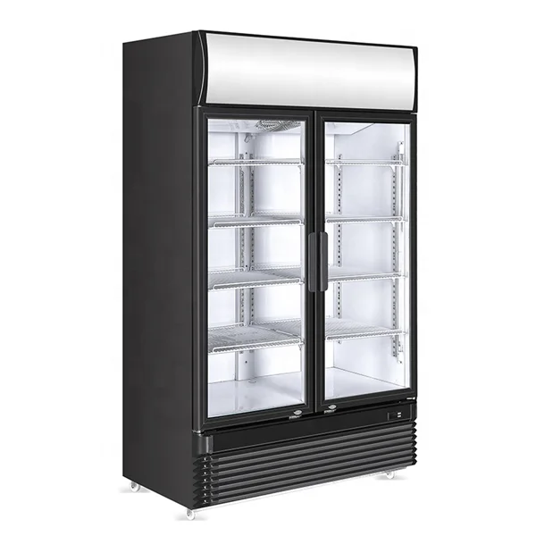 LC-553   display refrigerator glass door big capacity cooler beverage fridge drinks showcase freezer