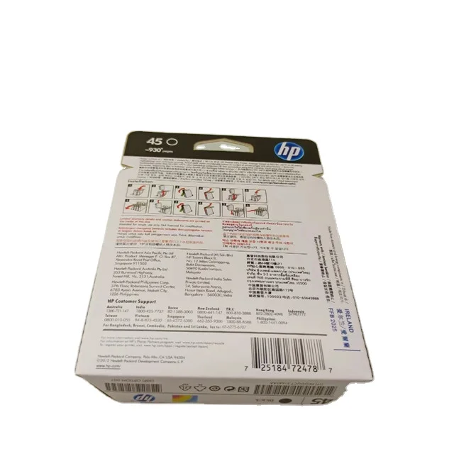 Inkjet Cartridge For HP 45 Black Regenerate Ink Cartridge 51645A #140