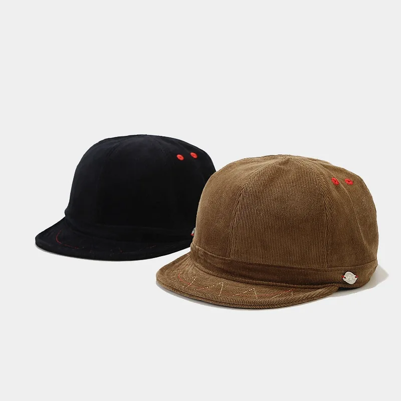 Good Quality Adjustable Jazz Hat Metal Bull Head  Fashionable Western Snapback caps Featuring Velvet Fleece Tropical Character