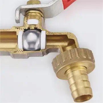 Factory Price Garden 1/2 Quick open wall mounted washbasin faucet Brass faucet