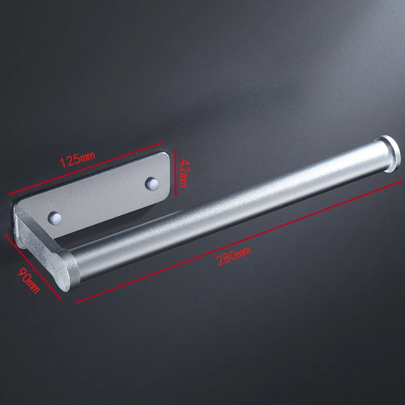 Self Adhesive Kitchen Towel Holder Under Cabinet Paper Towel Holder for Kitchen Paper Towel Roll Rack