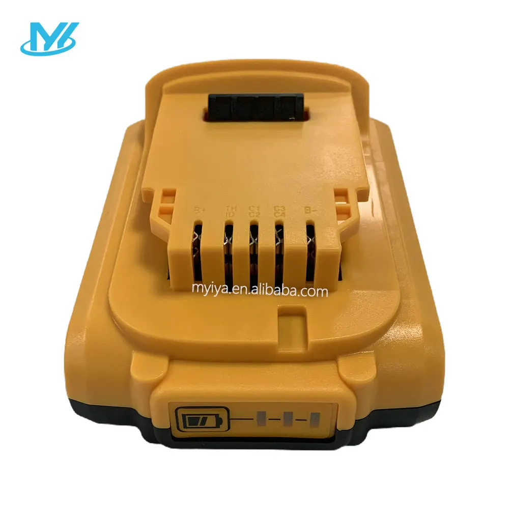 MYiYAE 20v Rechargeable Li-ion Battery Power Tools Battery Cordless Drills Dcb203 For Dewalt Dcb181 Dcb180 Dcb200 Dcb201 2000mah