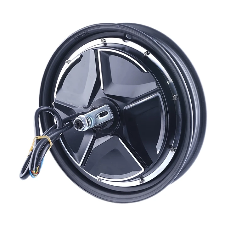 Электродвигатель Bldc Задняя Ступица для мотоцикла 12 дюймов 48 В 72 96 1500 Вт 60 3000 бесщеточный электродвигатель 200 мм