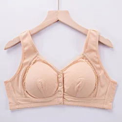 Dropshipping Pegnant Woman Solid Color Front Open Gather Push Up Wireless Sleep BreastFeeding Lactation Maternity & Nursing Bras