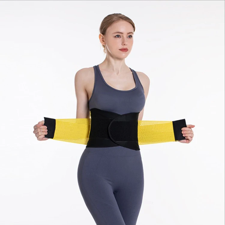 Sports fitness waist belt women slimming breathable waist corset fitness running belly belt