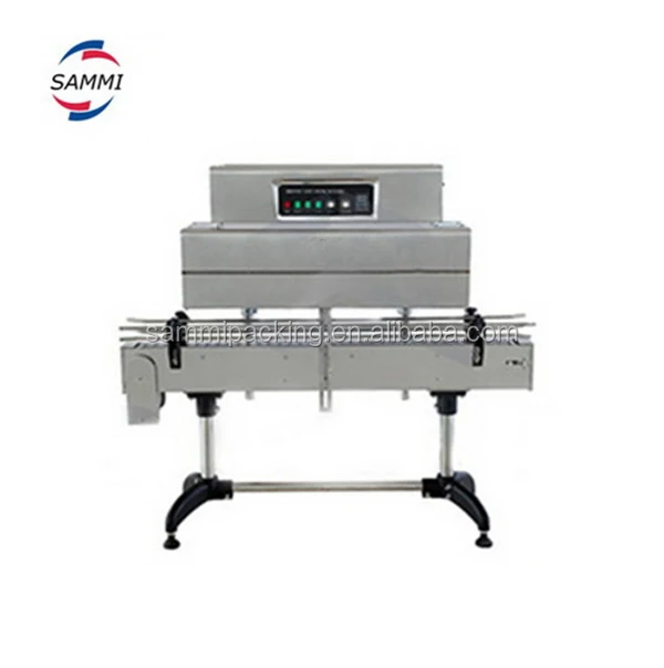 Shrink packing machine for glass jars