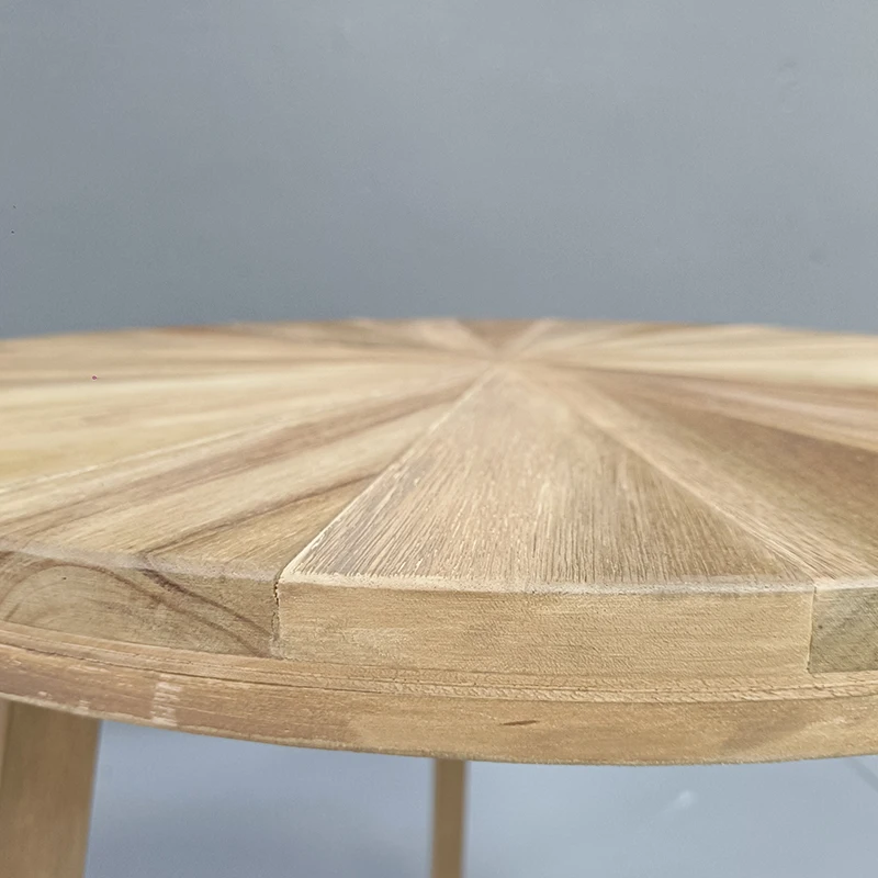 Modern round Log Coffee Table for Home Living Room Furniture Versatile Use-XZ-24927