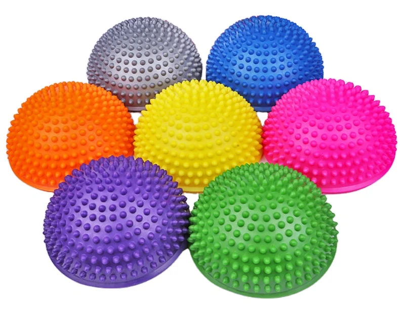 
PVC 16cm pointed balance yoga hemisphere massage foot 