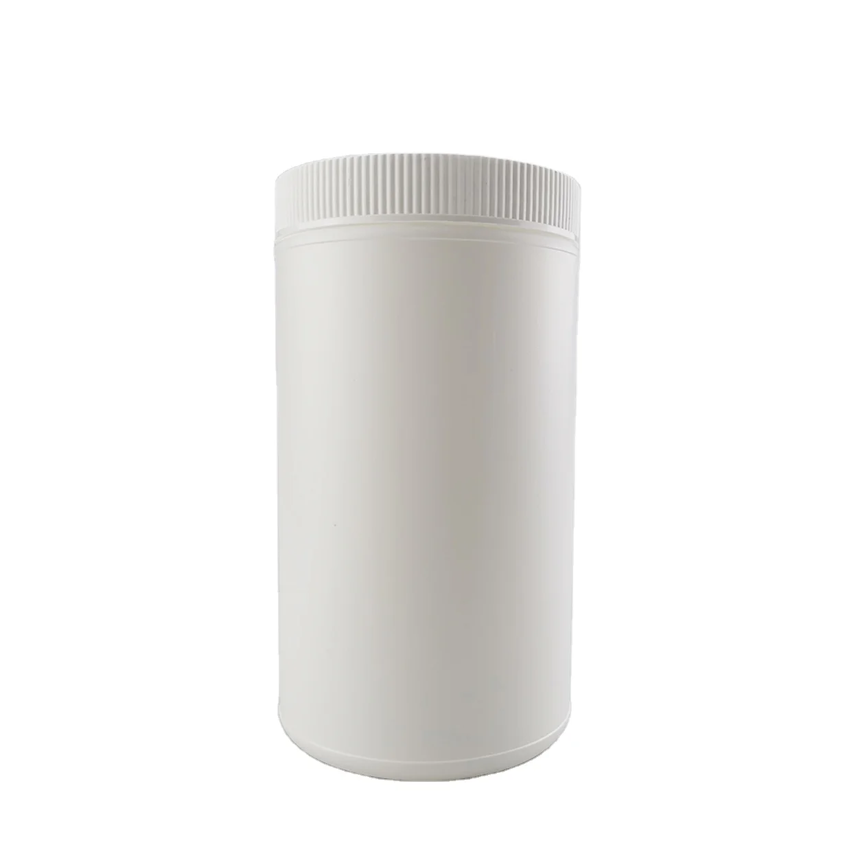 Custom 64oz/2000ml Cylinder Plastic Solid Medicine HDPE Container Protein Powder Jar Manufacturer Plastic Packing ISO 2000ml