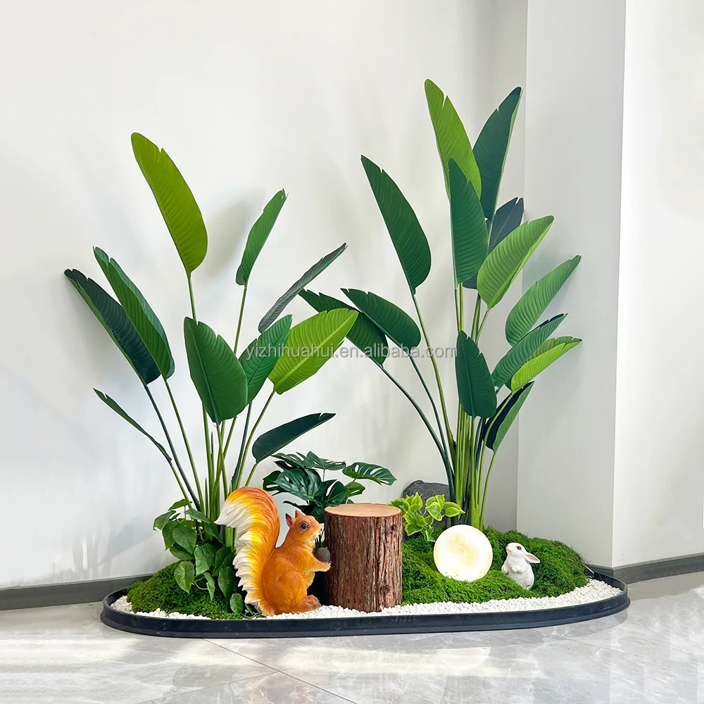 landscape artificial plants high quality artificial green wall vertical plants leaves for landscaping decoration