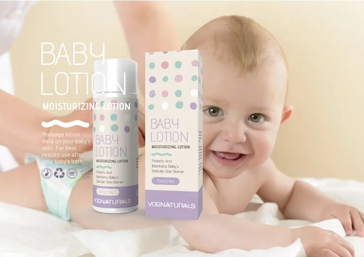 OEM/ODM Natural Vegan Gentle And Mild Body Lotion Cream Ultra-light Breathable Moisturizing Baby Lotion