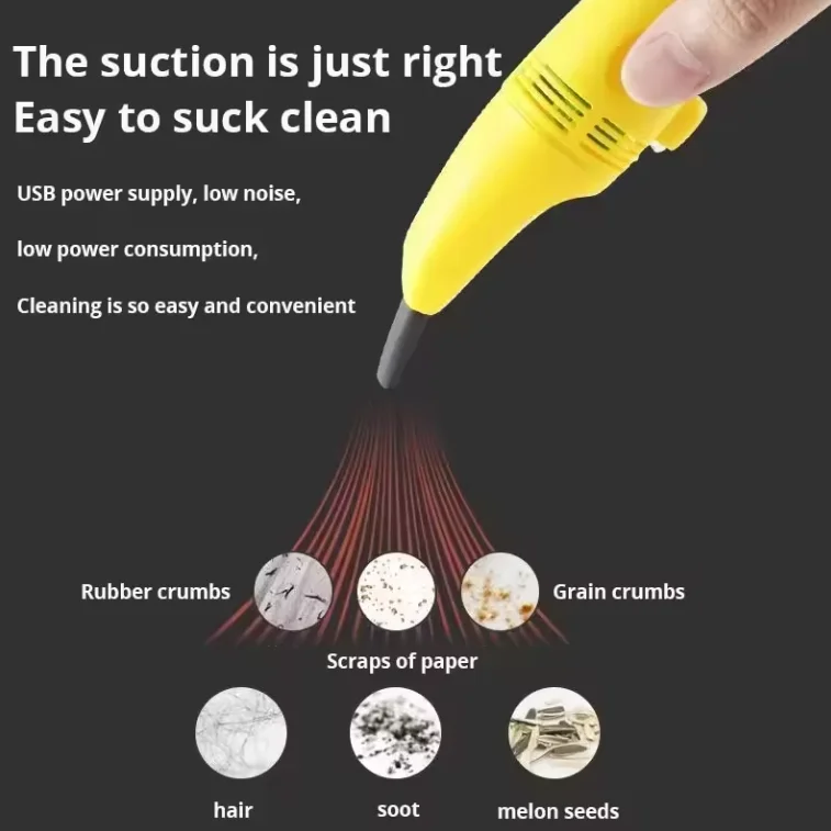 Portable Usb Handheld Vacuum Cleaner Cleaning Tools Mini Vacuum Cleaner Keyboard Cleaning Brush Laptop Shell Cleaner Dust Brush