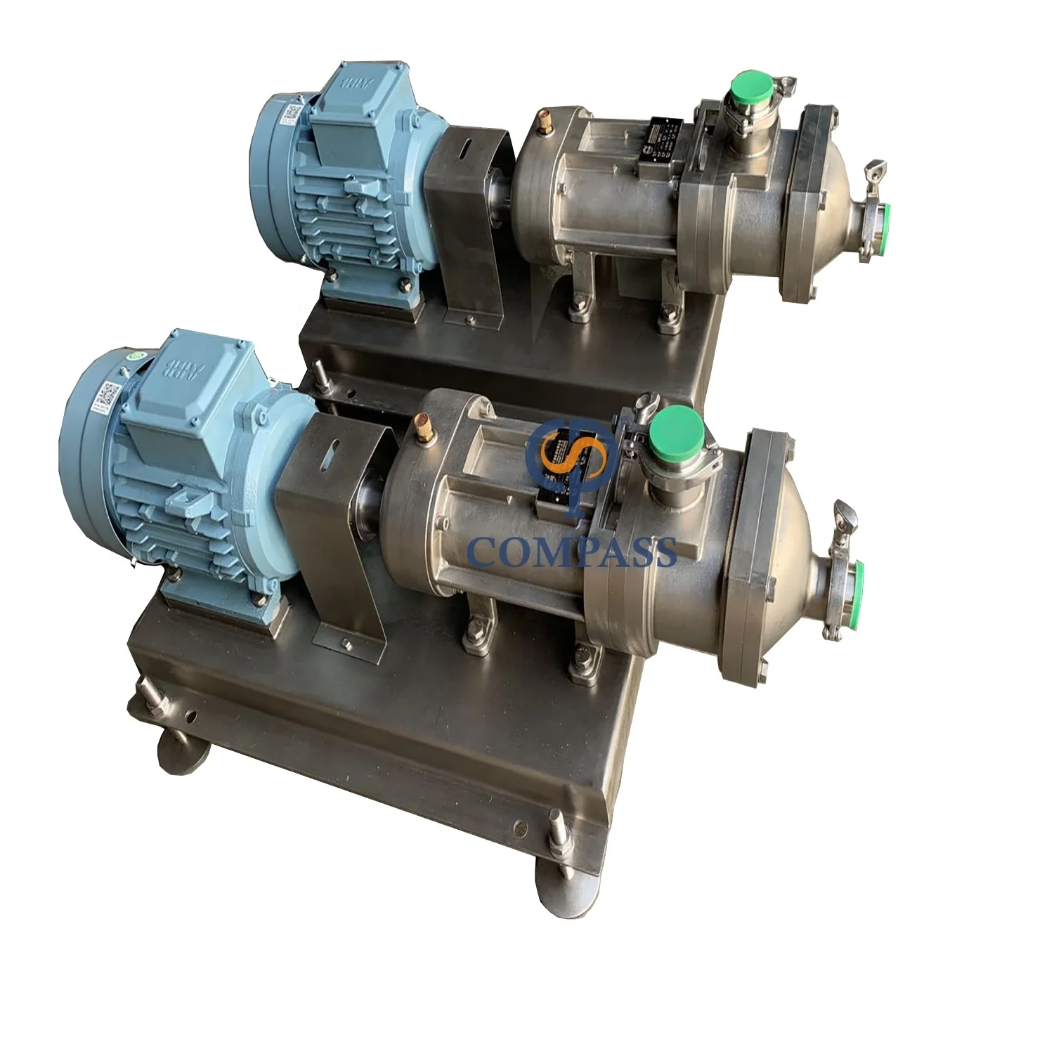4HP 3KW XSPXP-90 санитарная нержавеющая сталь SS304 эффективный двухвинтовой параллельный насос с FKM статором и электрическим электродвигателем ABB