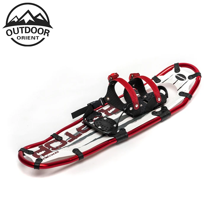 Aluminum Alloy Terrain Snowshoes with Trekking Stick Poles for Youth, Kids, Men, Women Outdoor Snow Walking