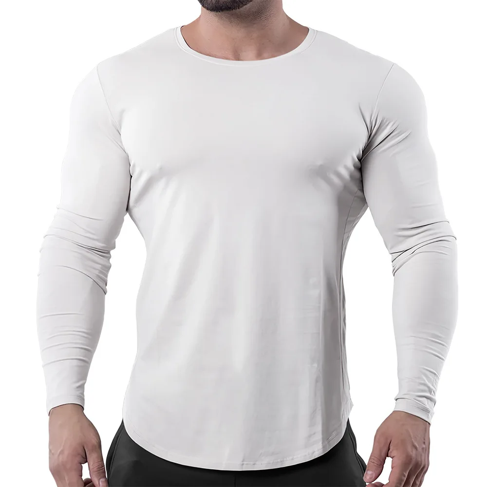 Fitness  brand sports long-sleeved tights male brother basketball running training fitness clothes