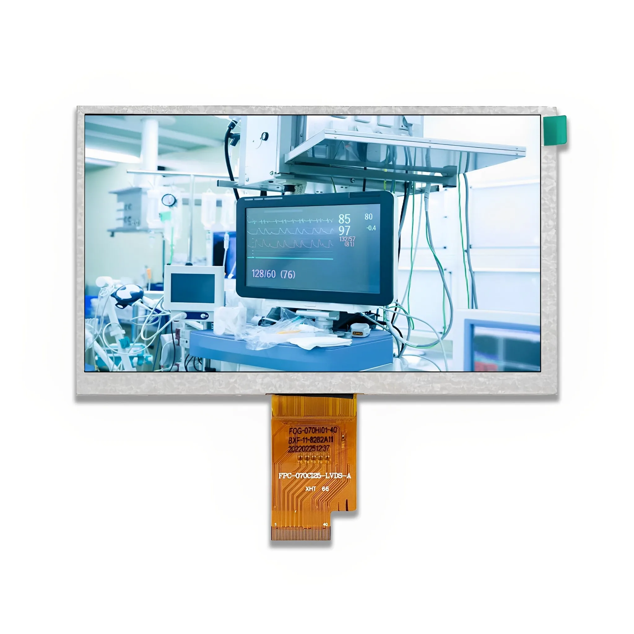 Hot sale  lcd module transparent panel factory  price 50 pin 1024*600 7 inch  TFT display