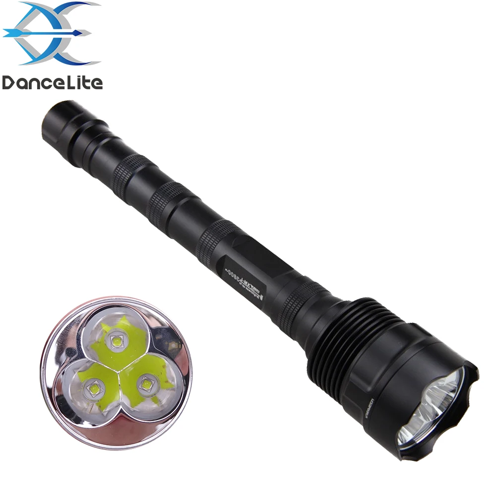 Upgrade TrustFire TR-3L2 / TR-3T6 3800LM 3*XML2 U3 8.4-12V Powerful LED Flashlight Torch