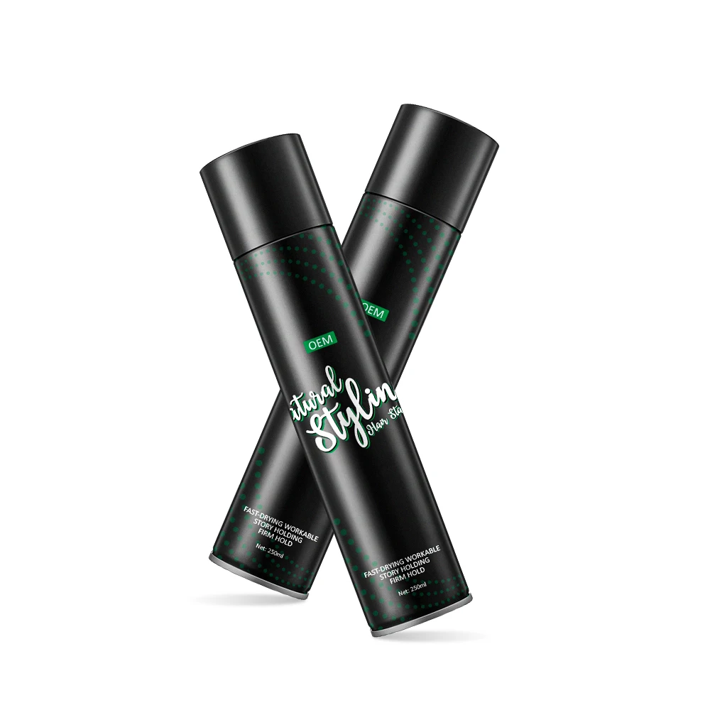 Замораживание спрей для волос от частной марки Профессиональный ультра сильной фиксации для укладки волос спрей