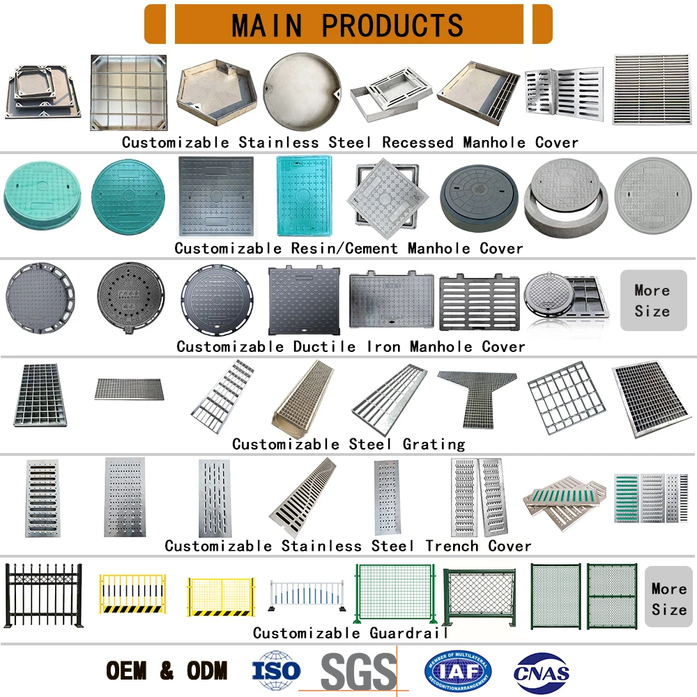Composite Light Square Black Green Frp Resin Manhole Cover For Sewer Manhole Cover And Municipal Construction