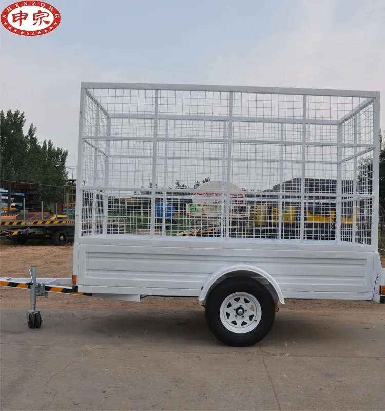 high quality best selling cage galvanized trailer car trailer
