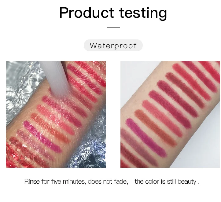  17 видов цветов Matte Waterproof Long Wear Lipiner Makeup оптом подводка для