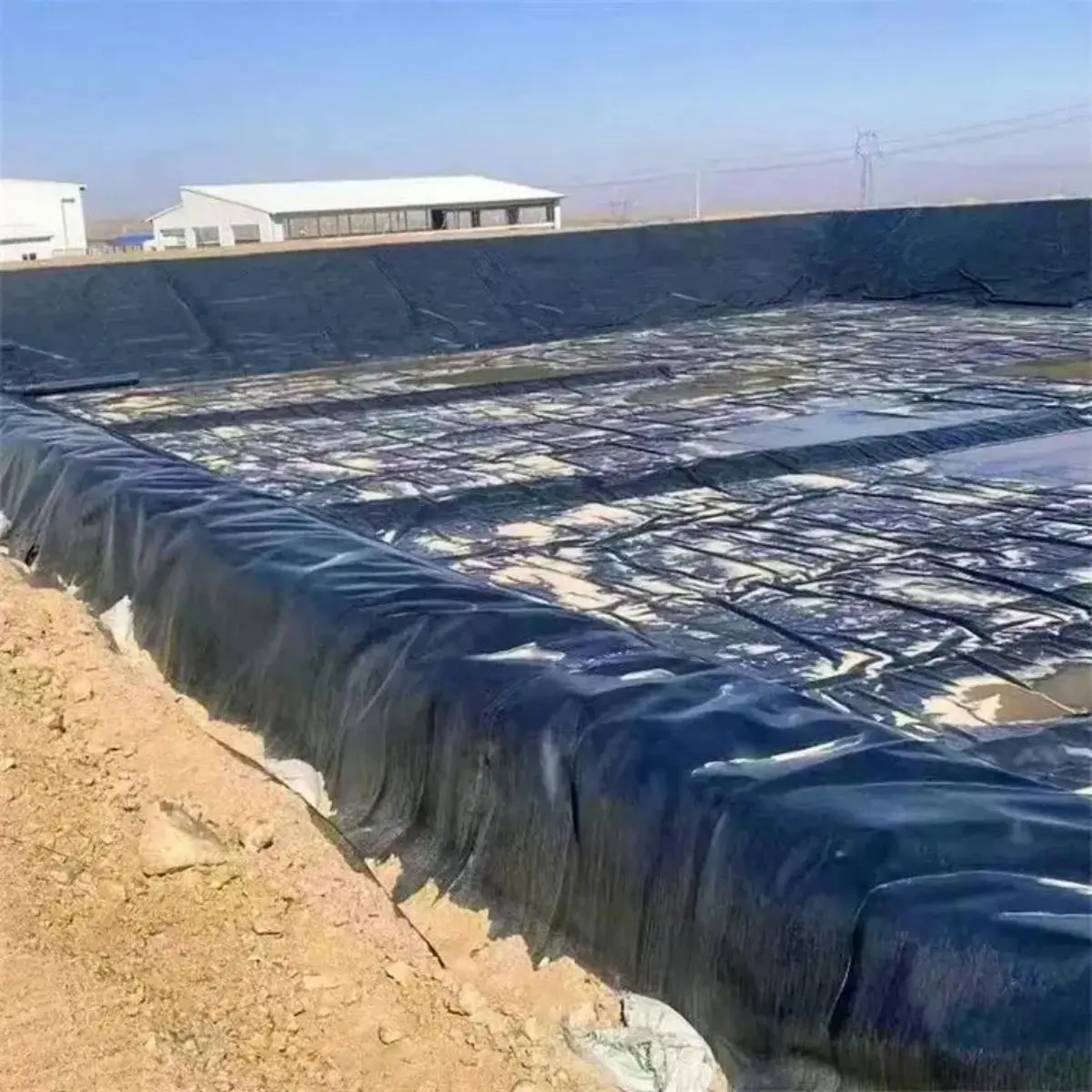 1 мм 5 TR131 геомембрана HDPE для биогазовой установки
