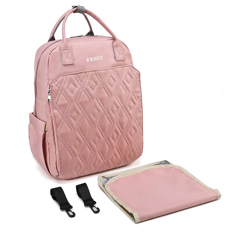 Baby Diaper Bag Large Capacity Diaper Backpack Waterproof Mommy Nappy Bag with Changing Pad Diaper Backpack