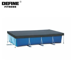 Define fitness Grande Retangular Rectangular Frame Swimming Pool Metal Frame Steel Pool Swimming