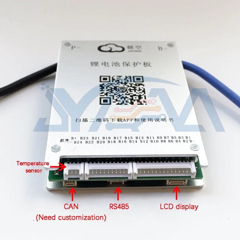 JK активный баланс фотоаппаратов моментальной печати 7s/8s-24s 40a 24v-96v батарея плата управления системы smart lipo/lto/lifepo4 bms для работы в создании литий-ионных батарей