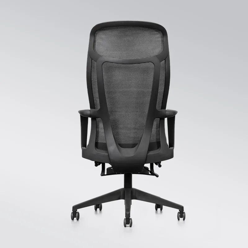 Waist support reclining office chair with stool feet latex lumbar support pillow ergonomic chair home computer chair