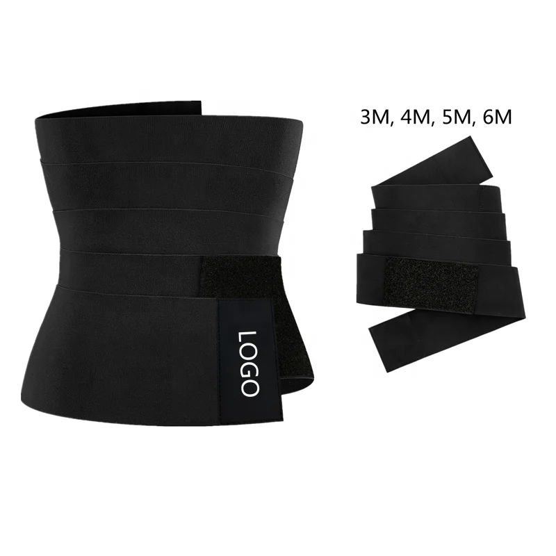 High Quality Soft Nylon Bandage Wrap Band 4M Waist Trainer Tummy Control Belly Slimming Wrap Loss Weight Belt
