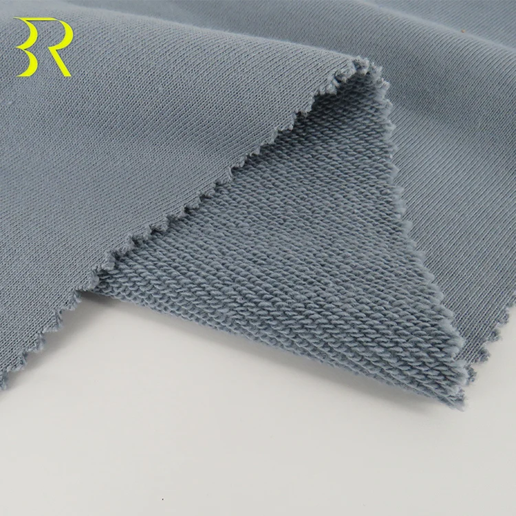 
Non stretch Cotton polyester yarn dyed 84%C 16%P Loop French Stretch Terry Fabric For Hoodie 