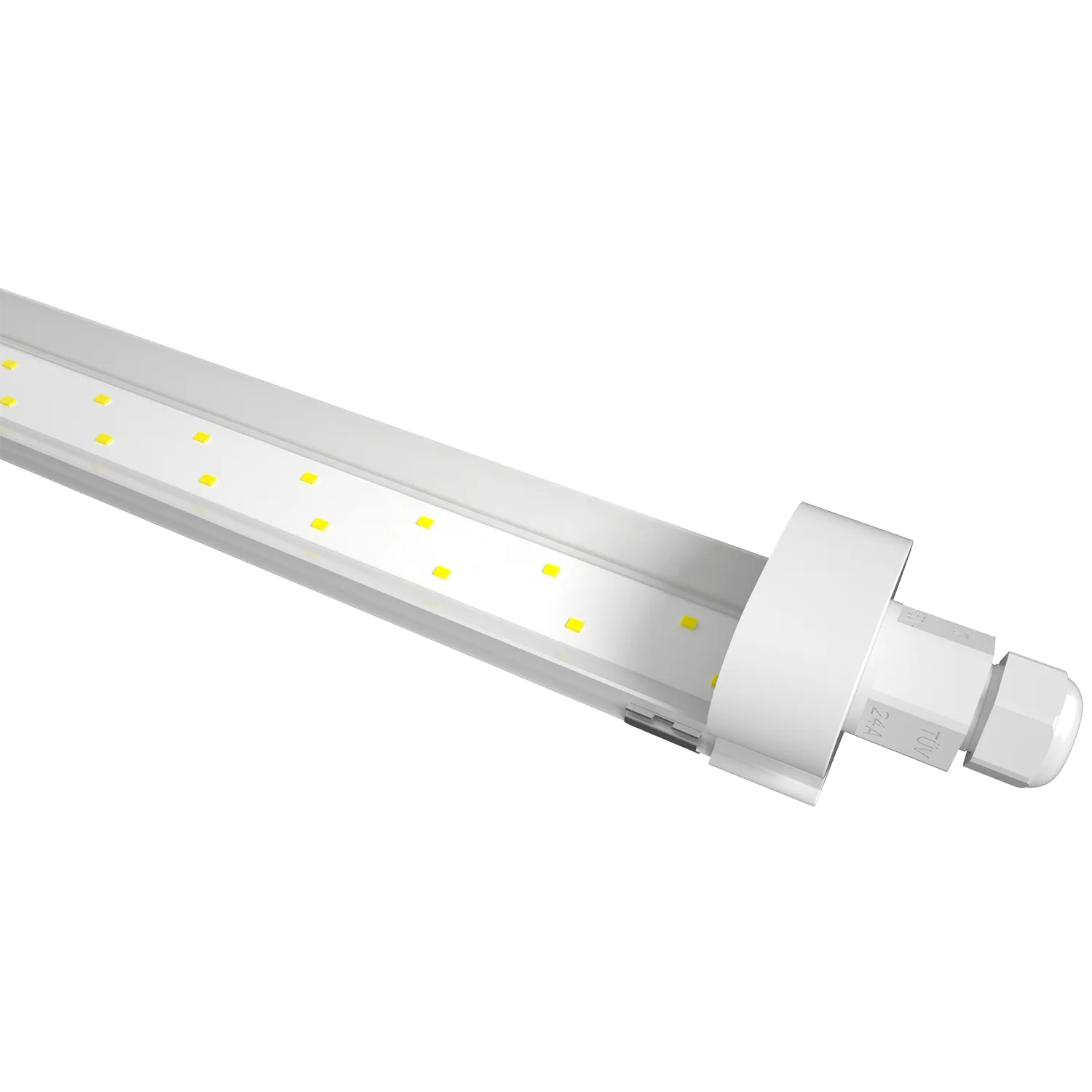 Stock In Germany linkable Two Side Connection IP65 IK08 Led Triproof Light Fixture for Office