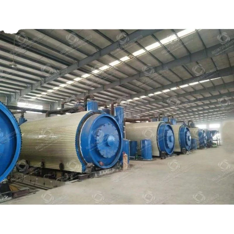 Заводская цена, автоматический пиролиз отходов пластика/шин 15TPD для получения топливного масла