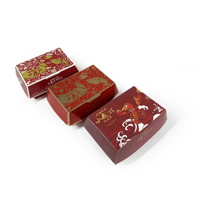 Biodegradable Takeaway Food Packaging Pizza Hamburger Bento Meal Fast Food Takeout Pulp Lunch Bagasse Sugarcane Burger Paper Box