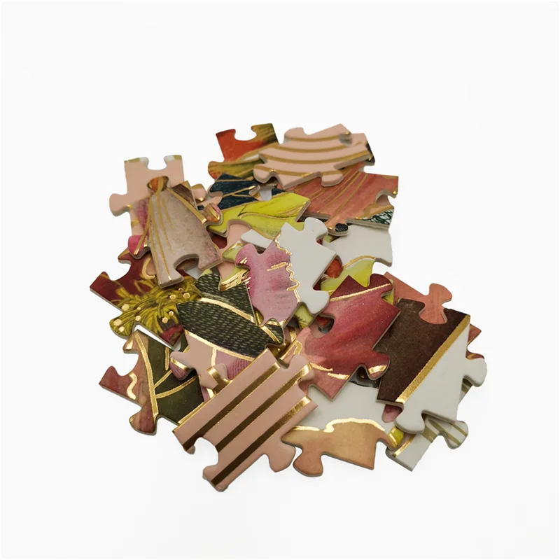 Wholesale custom high quality paper game and puzzle landscape jigsaw puzzle