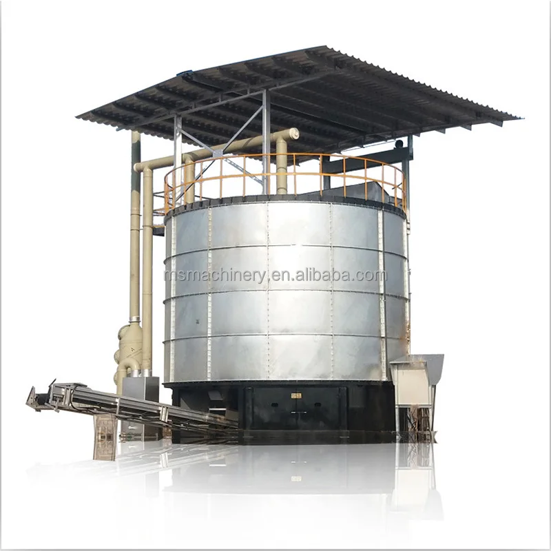 MS Organic Fertilizer Fermenter Chicken Manure Composting Equipment Livestock Waste Fermentation Tank