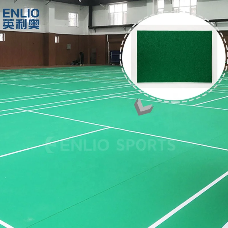Enlio Free Samples Multi Outdoor Sports Tiles Tent Flooring Table Tennis Floor Mat Badminton Floor Mat Handball Court Tiles