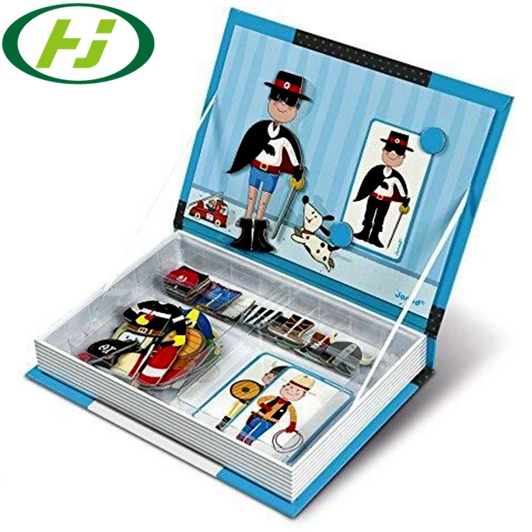 Educational Learningcard Game Board Fantasy Magnetic Tiles Puzzle For Kids