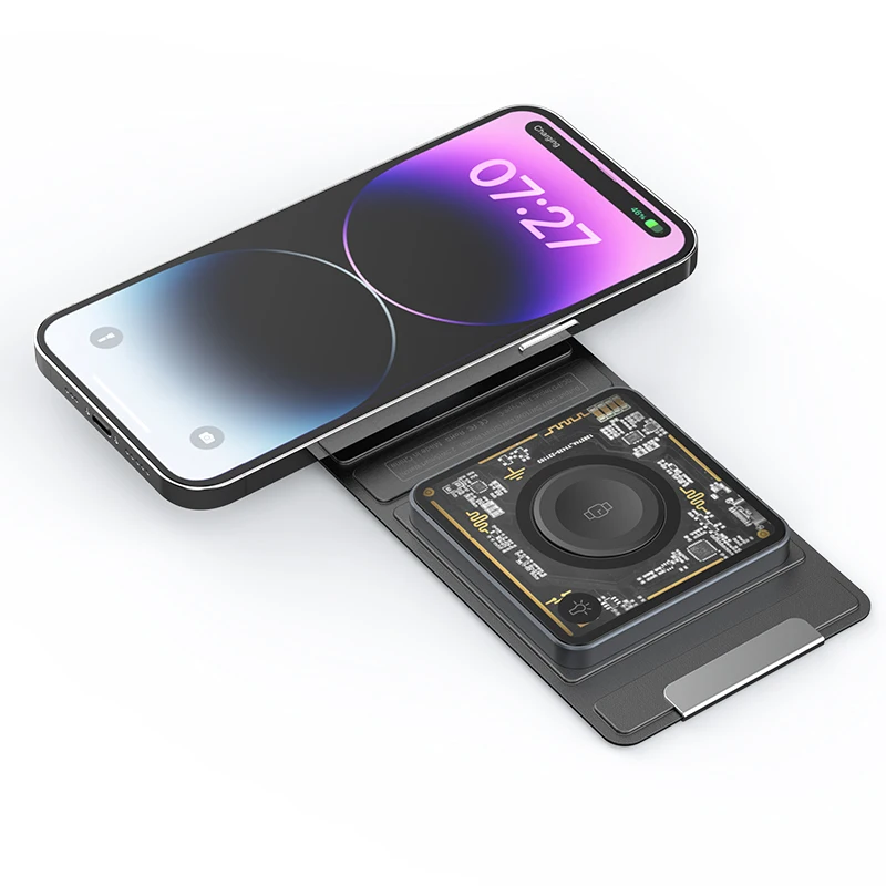 2 in 1 Wireless Charger 2023 Wholesale Price Leather Smart Mobile Phone Bluetooth Earphone Type C Earphone Black White 12 Months