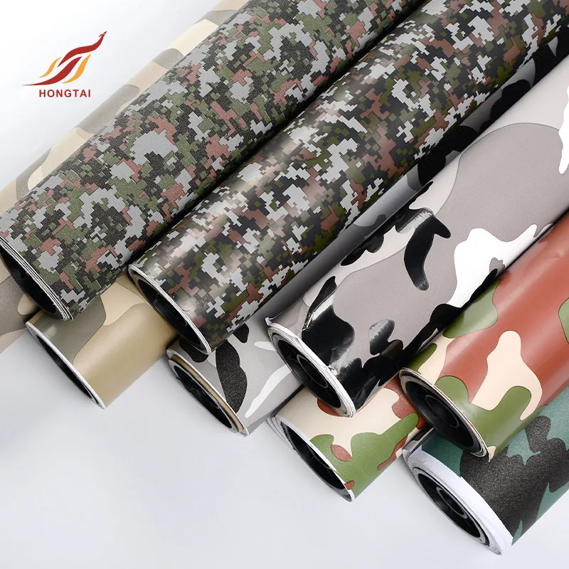 popular military color change automotive wraps real tree foil digital printing camo car wrap vinyl