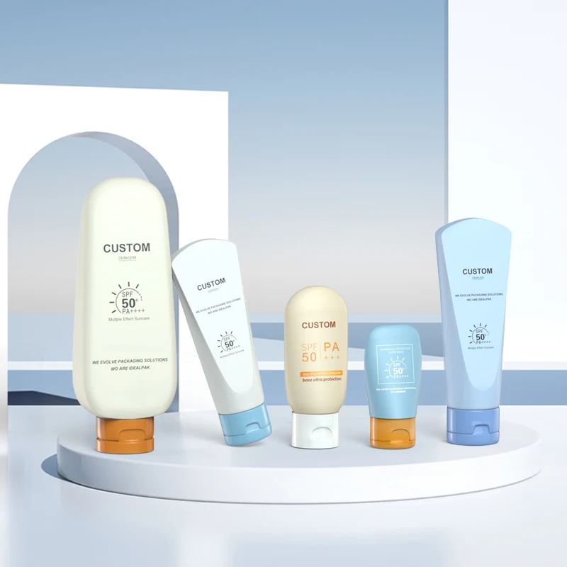 Plastic soft empty 8oz 150ml 200ml  body lotion hair care skin care tubes shampoo lotion transparent cosmetic tube packaging