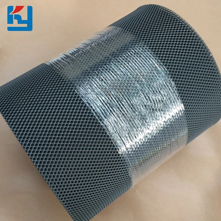High class 6mm x 4mm aluminum expanded metal mesh micro gutter guard mesh price list