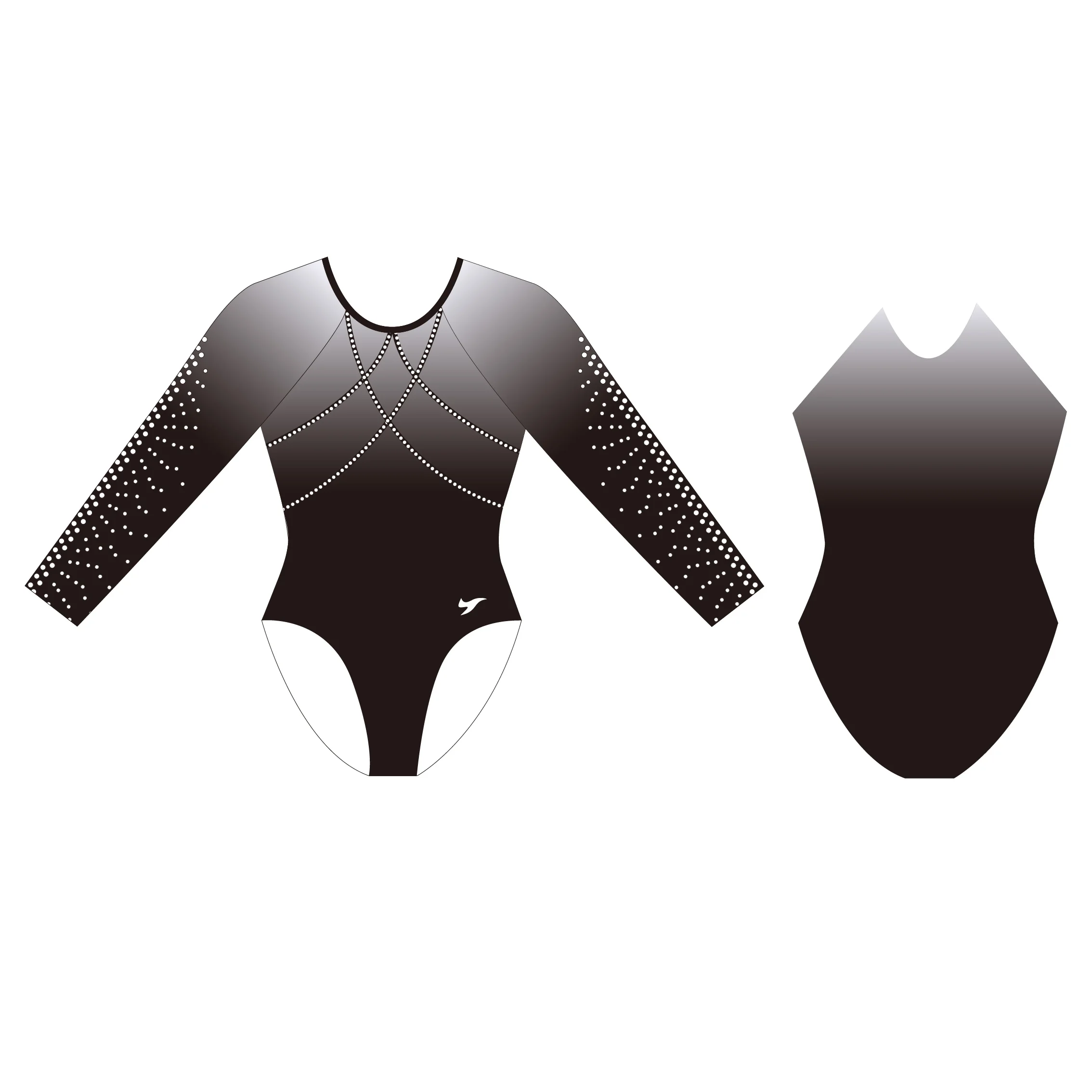 Wholesale Newest Youth Gymnastic Sublimation Polyester Spandex Leotard Custom Rhythmic Gymnastics Leotard