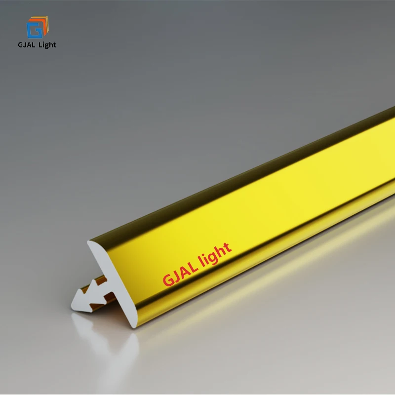 factory polished gold or rose gold 8mm tile edge trim material aluminum furniture