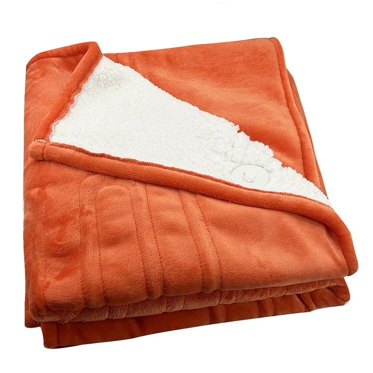 Оптовая Продажа с фабрики многофункциональное электрическое одеяло двойным контролем температуры подогревом