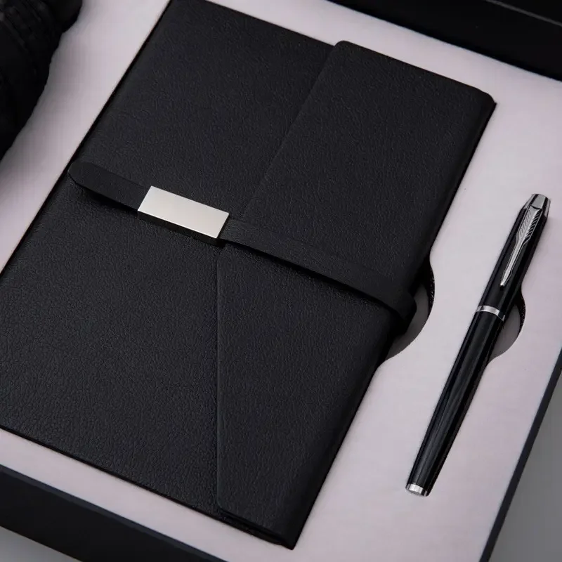 Рекламный бизнес-набор лидер продаж индивидуальный логотип рекламные подарки маркетинговые продукты корпоративный блокнот деловой подарочный набор