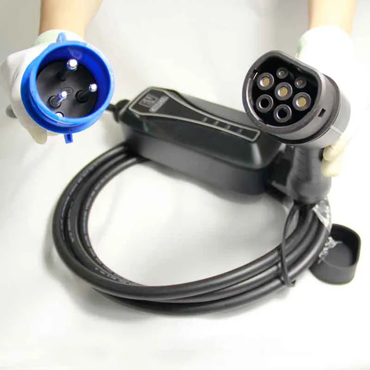 High Quality EV charging plug connector 32A Type 2 to Mode 3 cable