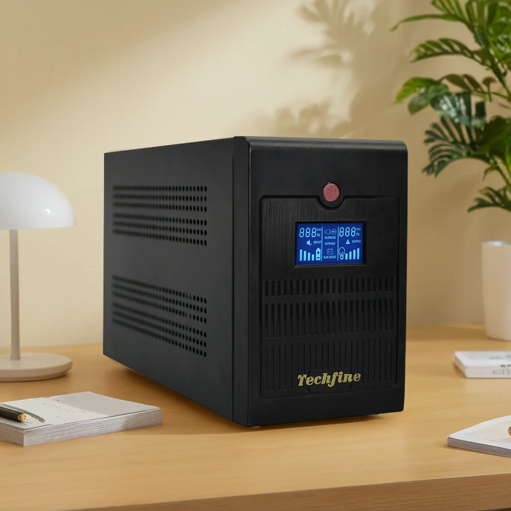 Резервное копирование светодиодного дисплея в автономном режиме UPS 1500 ВА 900 Вт резервные ИБП источники бесперебойного питания для настольного портативного компьютера